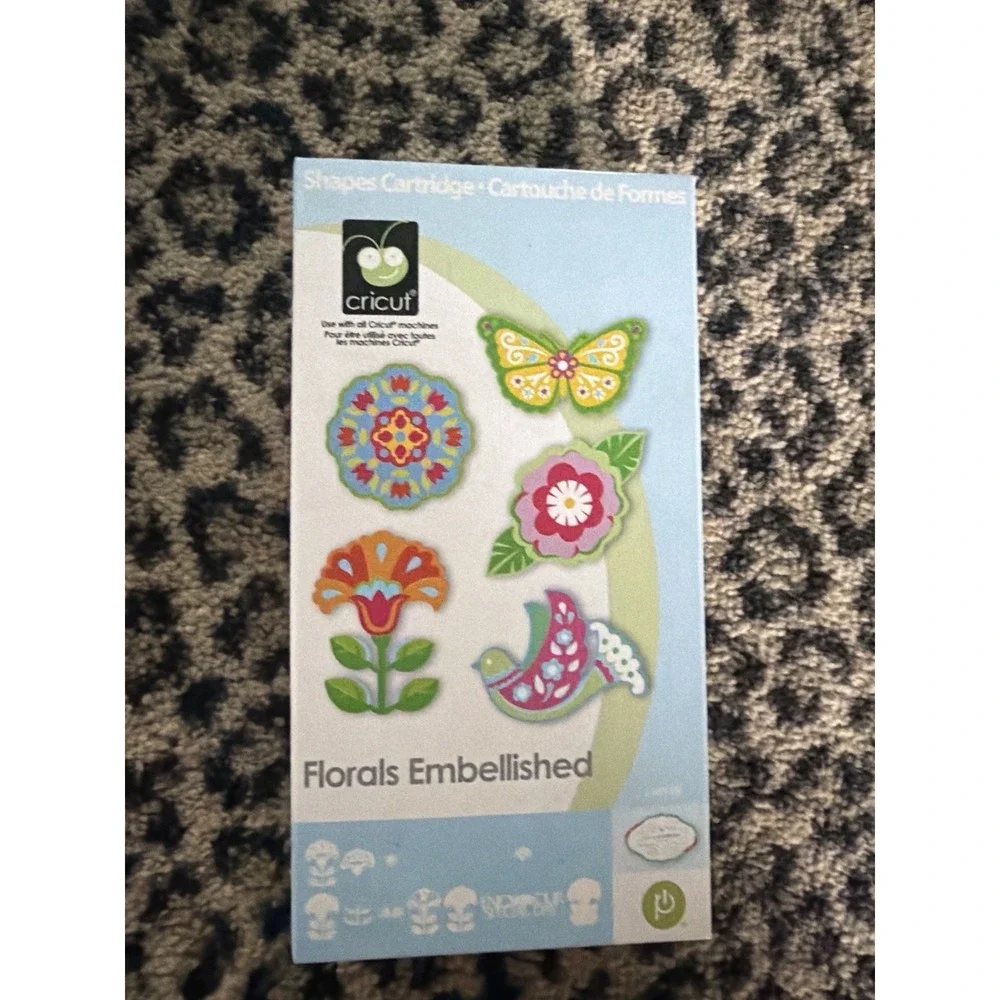 Lot 3 Cricut Cartridges Life's‎ A Party Girl's Makeup Party Florals Embellished